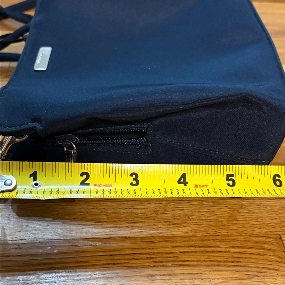 Nine West Black fabric Crossbody Bag NWOT - Picture 4 of 6